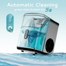 Load image into Gallery viewer, EUHOMY Pebble Ice Maker Machine with 35lbs/24H Soft Ice, Self-Cleaning Includes 2 Bottles of Cleaner - Euhomy