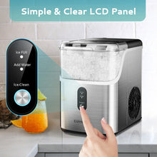 Load image into Gallery viewer, EUHOMY Pebble Ice Maker Machine with 35lbs/24H Soft Ice, Self-Cleaning Includes 2 Bottles of Cleaner - Euhomy