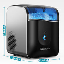 Load image into Gallery viewer, EUHOMY Pearl L1 Pro Portable Nugget Ice Maker Countertop–  Smart App Control &amp; Alerts, 33Lbs/24H, 7–10 Mins Fast Ice