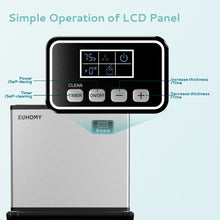 Load image into Gallery viewer, EUHOMY 339/449Lbs/24H Easy Use Commercial Ice Maker Machine Includes 2 Bottles of Cleaner - Euhomy