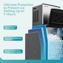 Load image into Gallery viewer, EUHOMY 339/449Lbs/24H Easy Use Commercial Ice Maker Machine Includes 2 Bottles of Cleaner - Euhomy