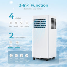 Load image into Gallery viewer, EUHOMY Portable Air Conditioners 3 in 1 Portable Cooling AC with Dehumidifier, Fan, Sleep Modes - Euhomy