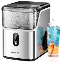 Load image into Gallery viewer, EUHOMY Pebble Ice Maker Machine with 35lbs/24H Soft Ice, Self-Cleaning - Euhomy