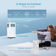 Load image into Gallery viewer, EUHOMY Portable Air Conditioners 3 in 1 Portable Cooling AC with Dehumidifier, Fan, Sleep Modes - Euhomy