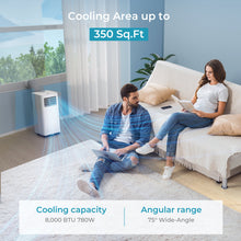 Load image into Gallery viewer, EUHOMY Portable Air Conditioners 3 in 1 Portable Cooling AC with Dehumidifier, Fan, Sleep Modes - Euhomy