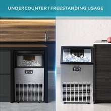 Load image into Gallery viewer, EUHOMY Excellent Storage Container Undercounter Commercial Ice Machine Includes 2 Bottles of Cleaner - Euhomy